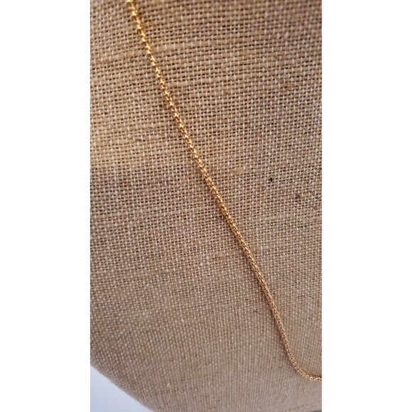 BETSEY JOHNSON SIGNED Gold Toned 26in Adjustable Chain Only Replacement Necklace - Picture 2 of 5